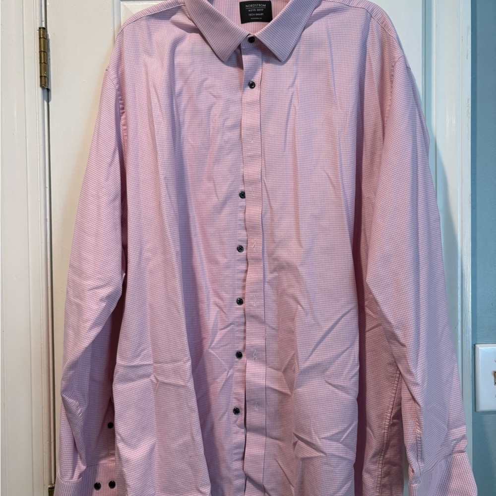 Nordstrom Pink Dress Shirt Long Sleeve